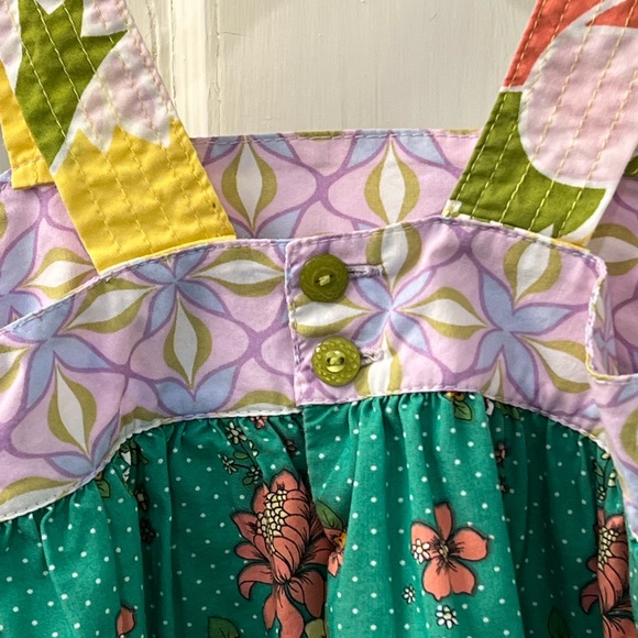 Adorable Matilda Jane green print sundress size 18 month s - Picture 5 of 7
